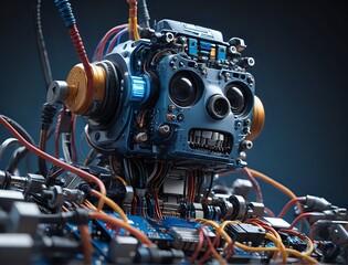 Obraz premium AI Robot with Advanced Chipset