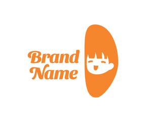 Bread logo icon design template elements. Vector of baby bread character. Usable for Branding and Business Logos.
