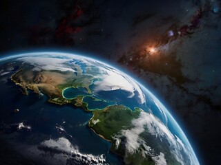 Obraz premium earth in space