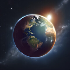 Fototapeta premium earth in space