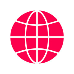 Obraz premium Internet Globe Icon 