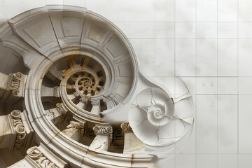 Fototapeta premium abstract architectural background