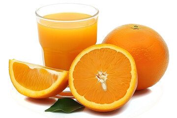 orange juice and oranges transparent background, PNG file