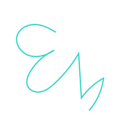 Abstract squiggly lines vector