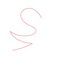 Abstract squiggly lines vector