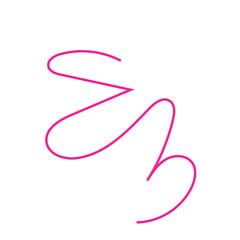 Abstract squiggly lines vector