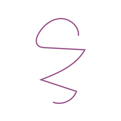 Abstract squiggly lines vector