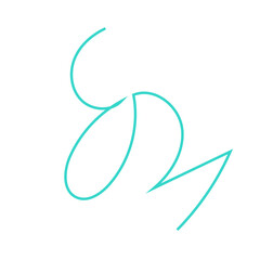 Abstract squiggly lines vector