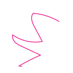 Abstract squiggly lines vector