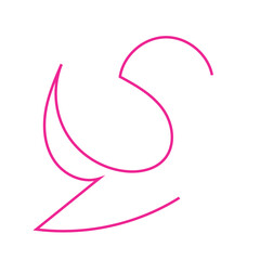 Obraz premium Abstract squiggly lines vector