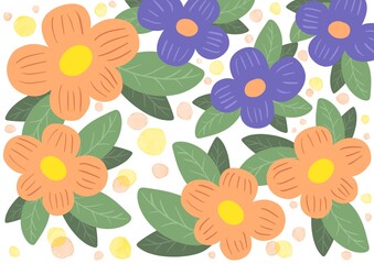seamless floral background pattern