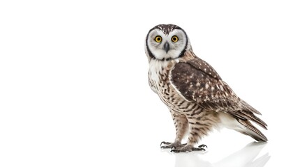 Owl isolated on white background