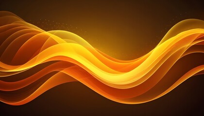 Fototapeta premium Design an abstract vector background with dynamic, flowing waves of bright yellows and oranges, resembling the energy and warmth of sunlight.