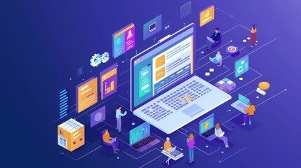 Graphic Designers Using Software