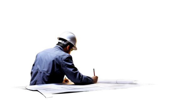 The Writers Solitude on a White or Clear Surface PNG Transparent Background.