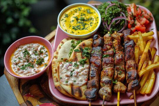 Assorted Grilled Delights: Turkish Platter