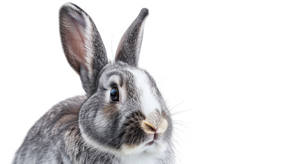 Obraz premium a cute grey rabbit