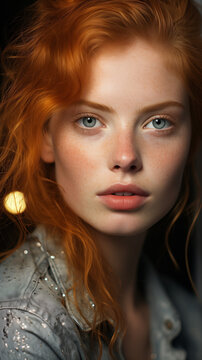 frau, gesicht, sch&ouml;nheit, auge, haar, person, sommerpsorssen, sommerpsorsen, ginger, rote, haare, gestalten, leute, l&auml;cheln, leitbild, l&auml;chelnd, close up, br&uuml;nett, kind, close up, 1, lippen, haut, bli
