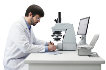 The Alchemist of Discovery on a White or Clear Surface PNG Transparent Background.