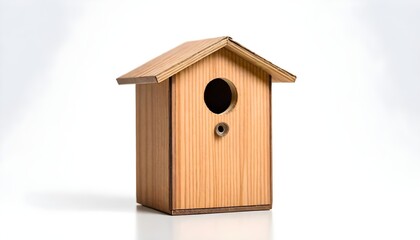 Bird house isolated on white background