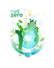 Net zero and carbon neutral concept , Carbon Neutrality