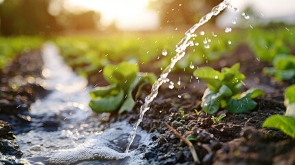 A team of engineers and farmers work together to design and implement an AI irrigation system with the goal of increasing crop production while reducing water usage.