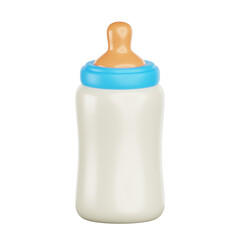 baby milk bottle 3D icon