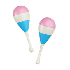 rattle 3D icon