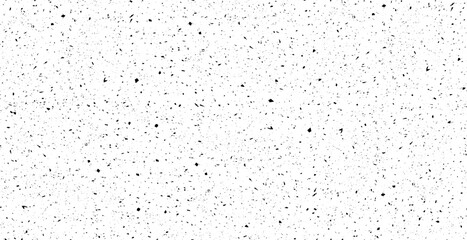 Seamless patern subtle black grunge speckle on white background. Distress grain abstract texture with grungy splash dirty repeated pattern. Backdrop with specks, grit, scratches, rough sand effect  