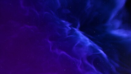 Space of night sky with cloud and stars