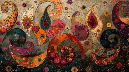 thai painting on wall