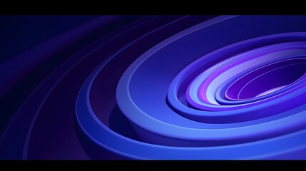 abstract blue circles on a dark background