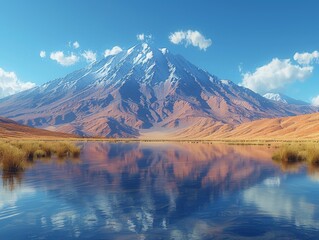 Surreal Beauty of the Salar in the Atacama Desert Captured in Ultra-Realistic Detail under 2:00 PM Sunlight and Clear Blue Sky