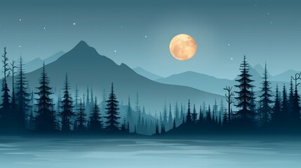 Naklejka premium Hiking through majestic mountains, lush forests, and stunning vistas on an adventurous trail