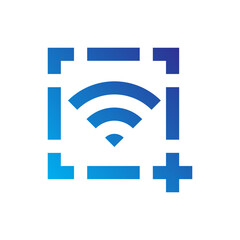 Network and Web Gradient Blue Icon