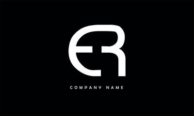 ER, RE, E, R Abstract Letters Logo Monogram