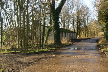 Naklejka premium WW2 Military Architecture, Former RAF Lissett WW2 bomber Airfield Lissett East Yorkshire
