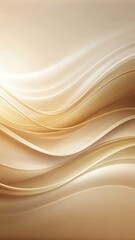 Obraz premium features a smooth gradient of soft, warm tones blending seamlessly from beige to light brown and creamy white.