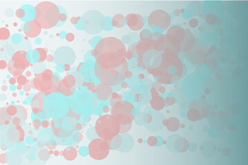 боке3Elegant background, bokeh effect. Pink and green-mont colour. Vector illustration Pattern with circles of different scale and transparency with overlap. Pattern for banners, web pages, ads, Wallp