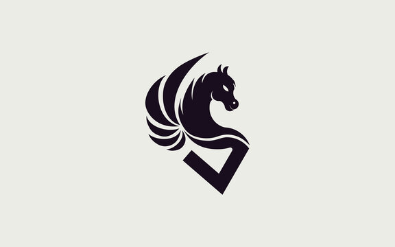 Letter S Pegasus Logo SAINT Seiya
