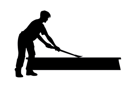 The Dark Night Stalker on a White or Clear Surface PNG Transparent Background.