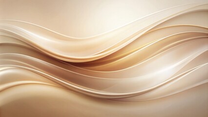 Fototapeta premium features a smooth gradient of soft, warm tones blending seamlessly from beige to light brown and creamy white.