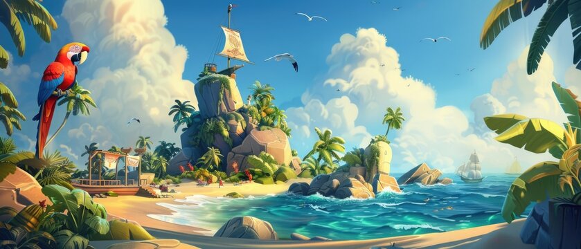 Cartoon Caribbean Parrot Images – Browse 3,774 Stock Photos, Vectors ...