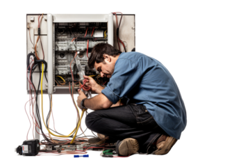 The Electric Maestro on a White or Clear Surface PNG Transparent Background.