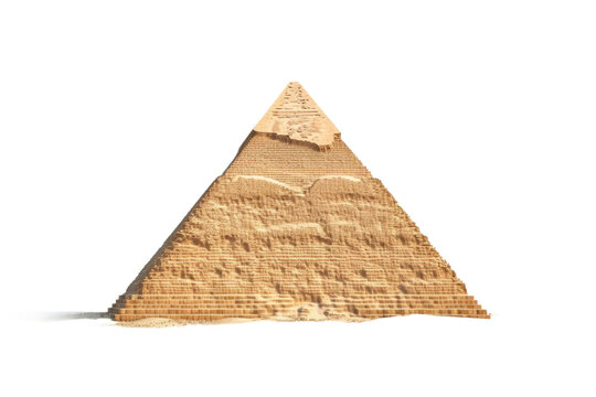 Towering Ivory Monolith on a White or Clear Surface PNG Transparent Background.
