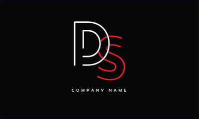 DS, SD, D, S Abstract Letters Logo Monogram