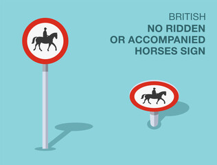 Traffic regulation rules. Isolated British 