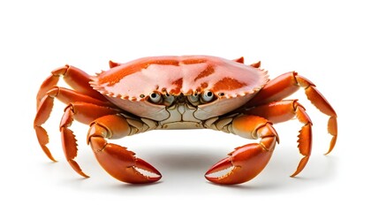 Crab isolated on white Background Generative Ai