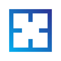 Obraz premium Utilities Gradient blue icon