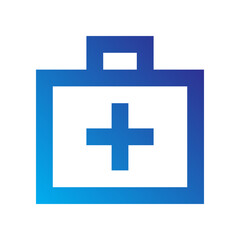 Obraz premium Utilities Gradient blue icon